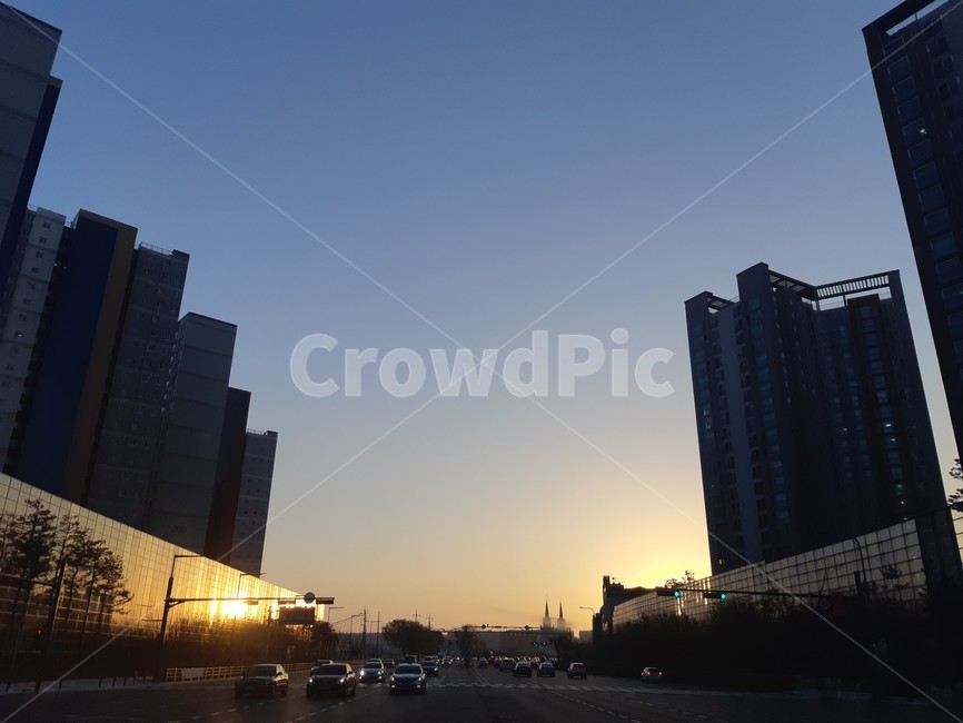 건물,건축물,officebuilding,노을,퇴근길
