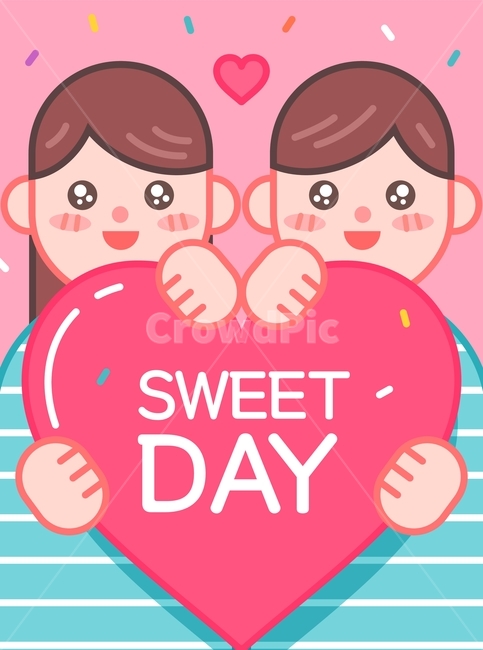 하트,커플,연애,사랑,로맨틱,연인,생일,이벤트,팝업,캐릭터,데이,연인,커플,사랑,lover,couple,기념일,축하,anniversary,congratulation,celebrate,celebration,그래픽,일러스트레이션,graphic,illustration