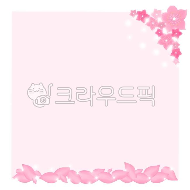 봄,봄꽃,벚꽃,메모지,봄메모지,어린이집,유치원,메모지스티커,스티커