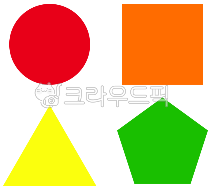 도형, 도형일러스트, 동그라미, 네모, 세모, 사진,이미지,일러스트,캘리그라피 - jessieina작가