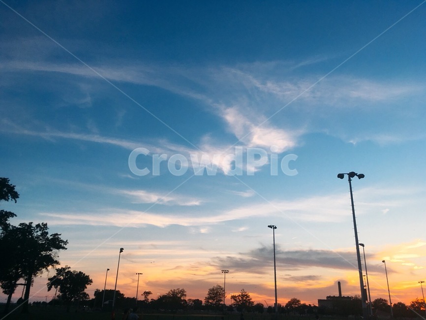 하늘,노을,구름,나무,선셋,sunset,자연,풍경,nature,landscape,outdoors,옥외,sky