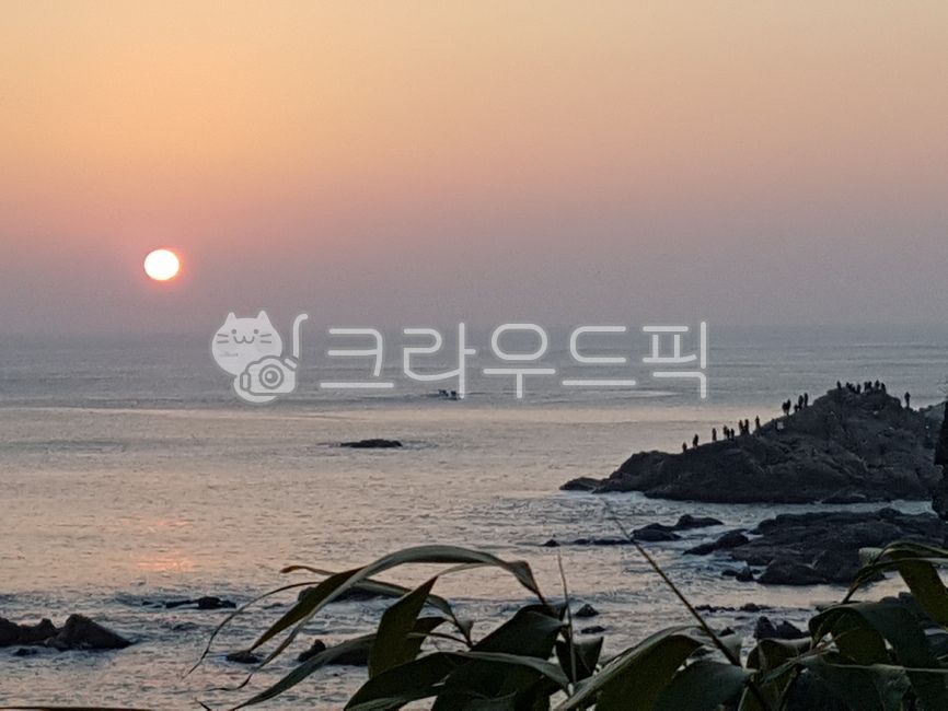 East Sea sunrise,sight,Sunrise,Naksansa sunrise,new year