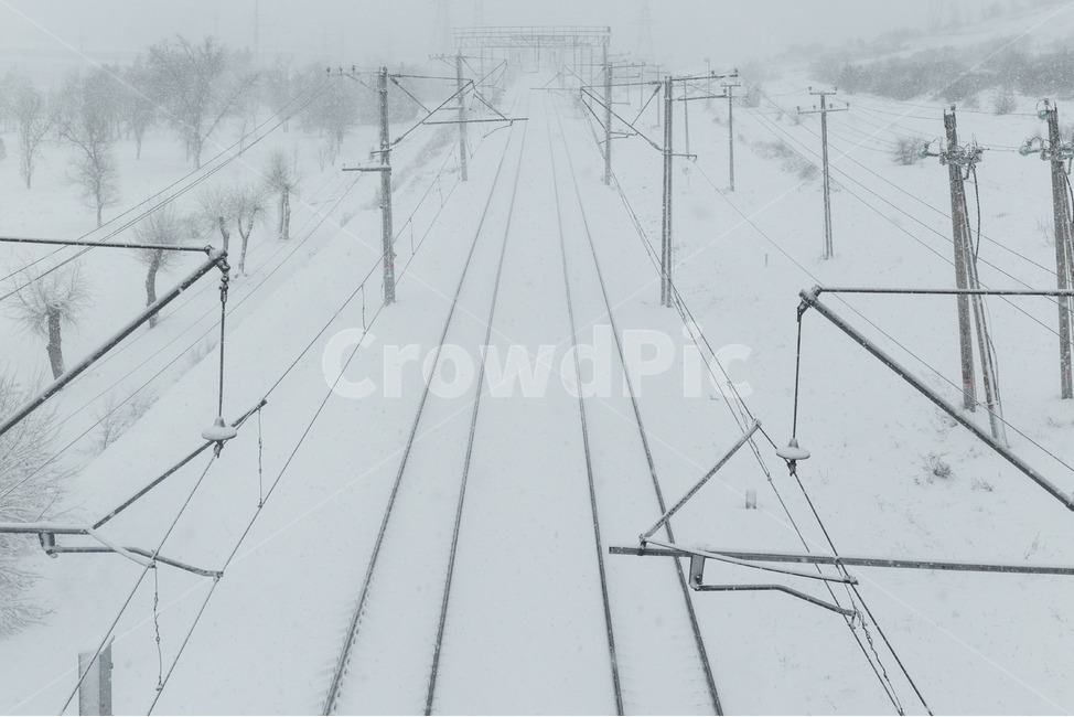nature,자연,겨울,눈,눈보라,winter,snow,기차길,겨울,계절,winter,season