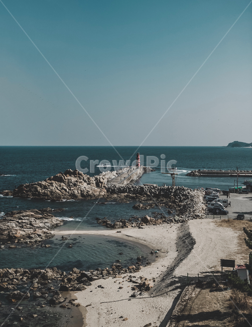 등대,바다,해안,방파제,봄,자연,풍경,nature,landscape,water,물