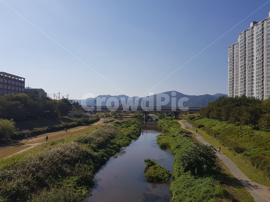 하천,대천천,봄,동네하천,화명동대천천