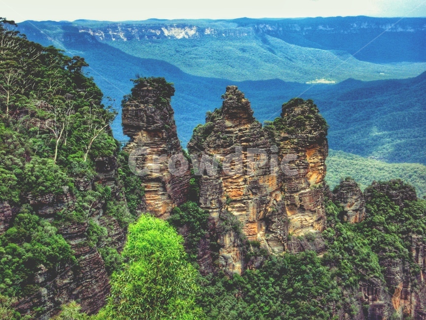 호주,australia,nature,자연,outdoors,옥외,cliff,낭떠러지,vegetation,초목,plant,식물,land,땅,블루마운틴,블루마운틴,bluemountains,세자매봉,세계자연풍경,해외자연풍경,외국자연풍경,world nature landscape