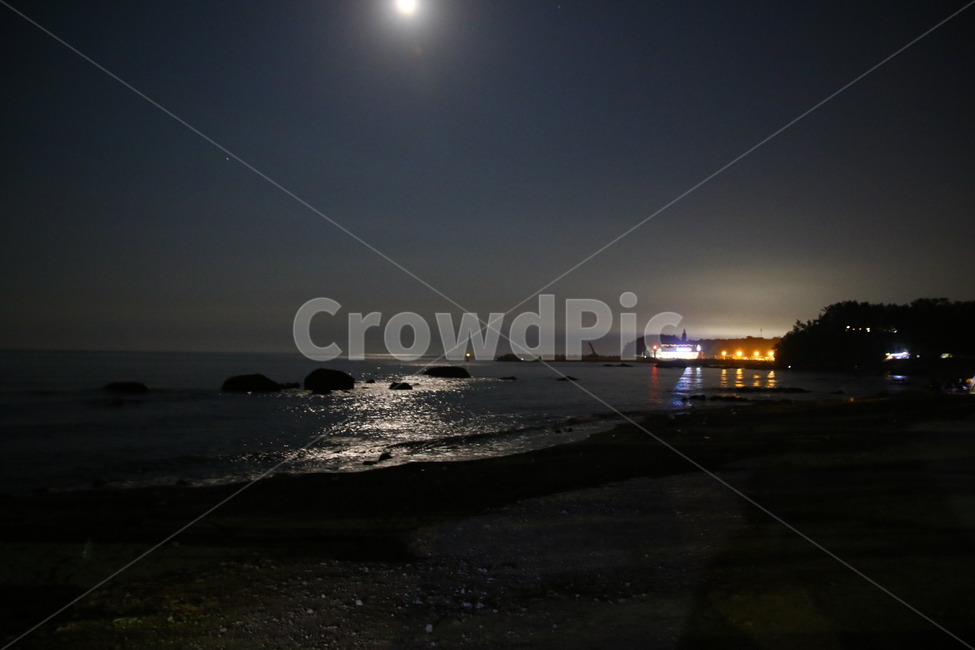 자연,야경,풍경,달,바다,야경,밤,풍경,nightscape,night,landscape
