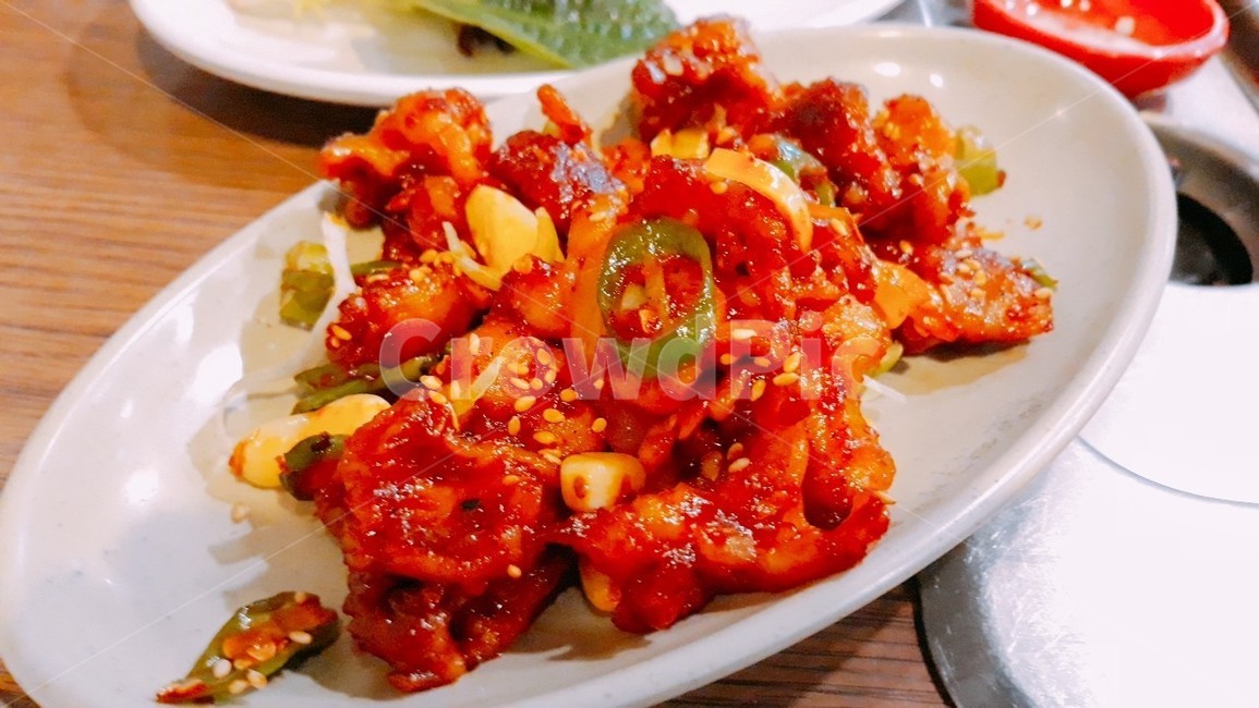 음식,닭발,매운,닭,식당