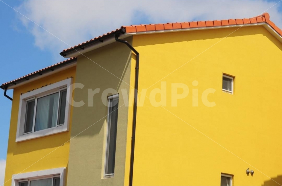 하늘,색감,건물,노랑,감성,건축물,건물외관,exterior,building,structure,architecture,construction