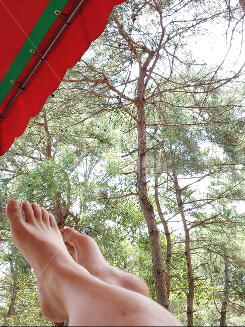 힐링,여유,더운여름날,망중한,평상