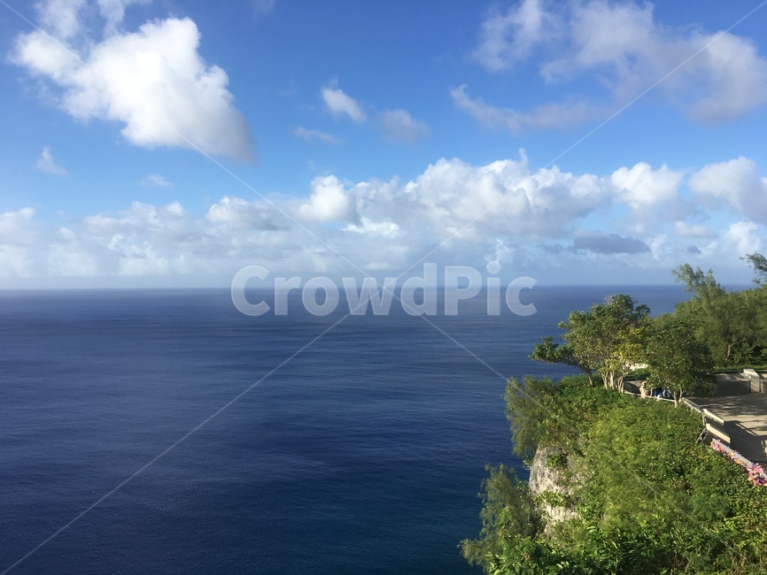 괌,바다,하늘,맑음,자연,여름,물,구름,풍경,summer,sea,sky,guam,sunny,l​andscape,blue
