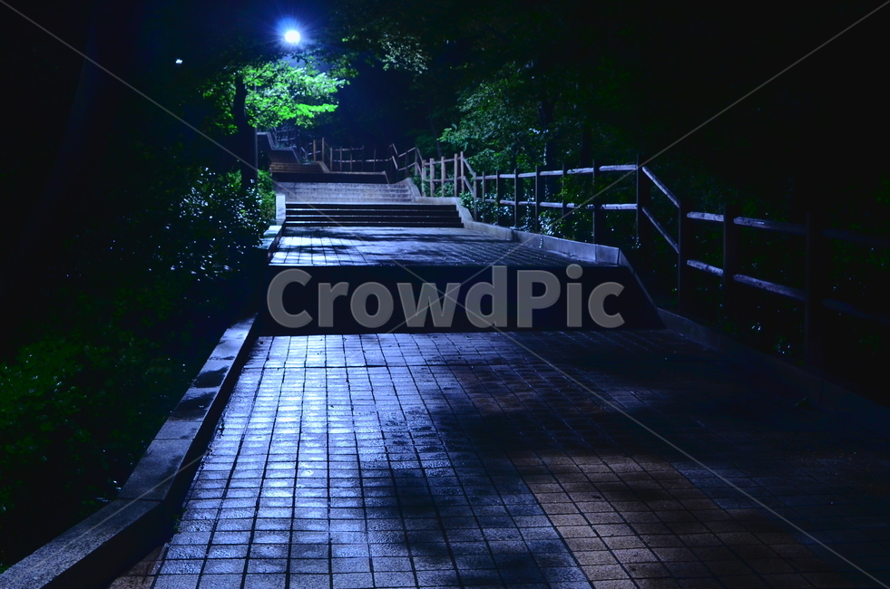 안개공원,계단,오르막,가로등,야간,저녁,밤,새벽,handrail,banister,난간,light,빛,flare,플레어,고독,감정,감성,디자인,필,느낌,분위기,서정,슬픔,우울,그리움,옛생각,회상,기억,추억,색감,칼라,블루톤,시안,디자이너,사보,카다로그웹,홈페이지,배너,팝업,모바일,콘텐츠,마케팅,오브젝트,이미지