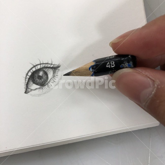 눈,그림,일러스트,연필,손,스케치,낙서,예술,art