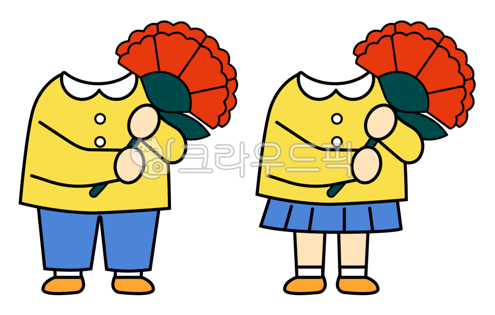 Carnation,Carnation composite,Flower,Face composite,Man,Woman,Son,Face,Body,Pants,Child,Skirt,Daughter,Leaf,Parents,Mom,Dad,Holding,Covering,Thankful,Gifting,Empty,Celebrating,Parents' Day,Teachers' Day,Family,Anniversary