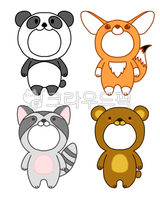 panda,animal synthesis,cute,fox,desertfox,character,animal face synthesis,animal face composite design,bear,raccoon face synthesis,Animal Character Composition,desert fox,Character collection,hand drawing,fox face synthesis,Desert fox face composition,cut