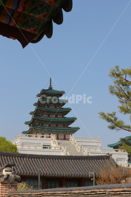 한옥,봄,탑,기와,house,traditional,spring,korea