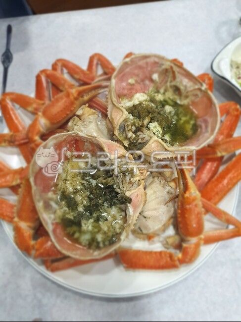 crab shell,snow crab,kingcrab,red crab,Snow crab intestines
