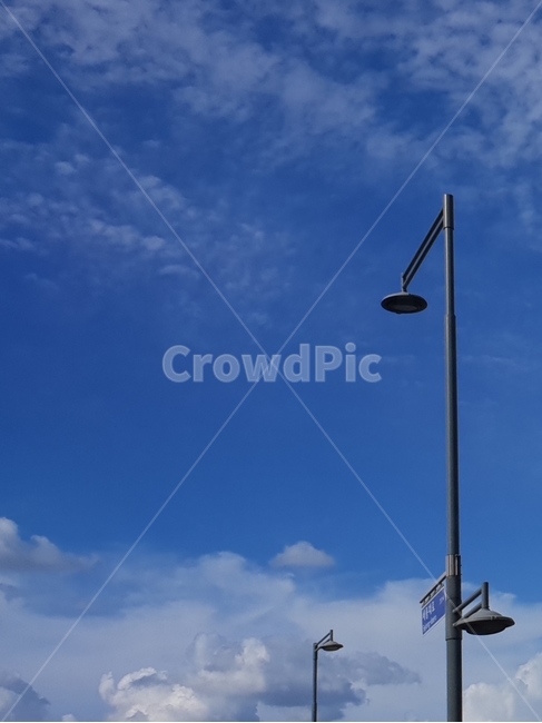 풍경,하늘,가로등,길거리,구름,자연,풍경,nature,landscape,lamp post,램프 포스트