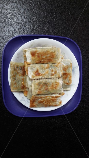만두,군만두,쟁반,접시,음식,행복,간식