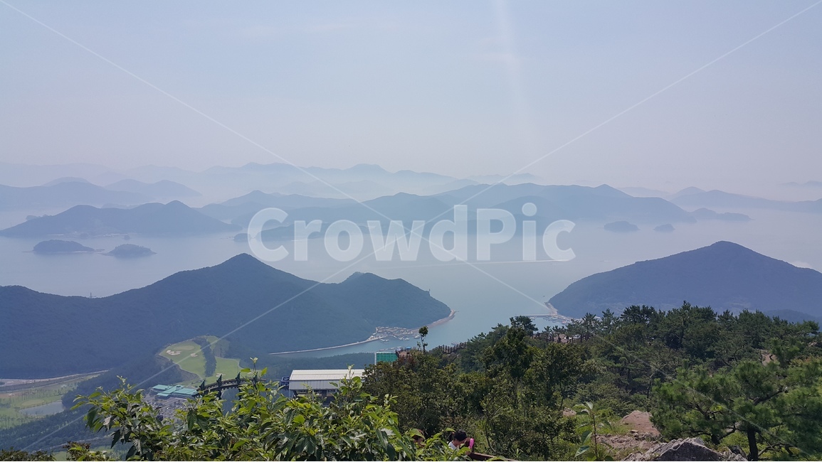 통영,한려수도,풍경,경치,섬,바다,여행,하늘,travel,나무,숲,안개,운치있는,여름,자연,풍경,nature,landscape,한국자연풍경,한국자연경관,korea nature landscape,mountain range,산맥,mountain,산,outdoors,옥외