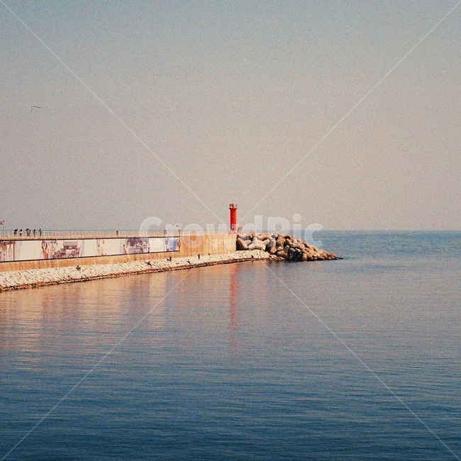 바다,항구,등대,자연,필름,감성,여름,파랑,ocean,blue,lighthouse,등대,lighthouse