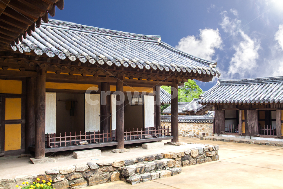 한옥,기와집,기와,마당,전통가옥,한국적인,전통집,집,기둥