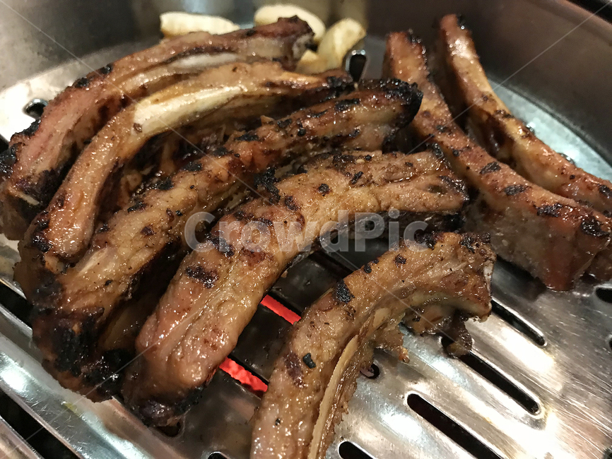 음식,고기,요리,고깃집,food,등갈비,쪽갈비,불판,맛집,고화질
