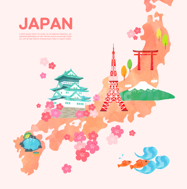오사카성,벚꽃,물고기,온천,일본,랜드마크,여행,휴가,랜드마크,landmark,tourist attraction,해외,외국,세계,foreign,oversea,world,세계랜드마크,해외랜드마크,외국랜드마크,world landmark,world tourist attraction,여행,휴가,traveling,vacation,trip,그래픽,일러스트레이션,graphic,illustration