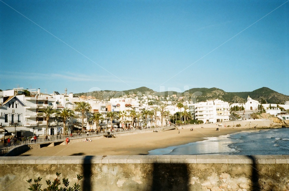 Spanish Sitches,ocean,Sipes,sea image,Sitges scenery