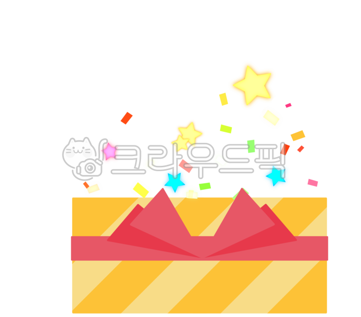 gift,surprise,gift illustration,star,Bread Pare,ribbon,Box,Birthday gift illustration,surprise gift,paper,gift box illustration,Bbangpare,surprise box,fanfare