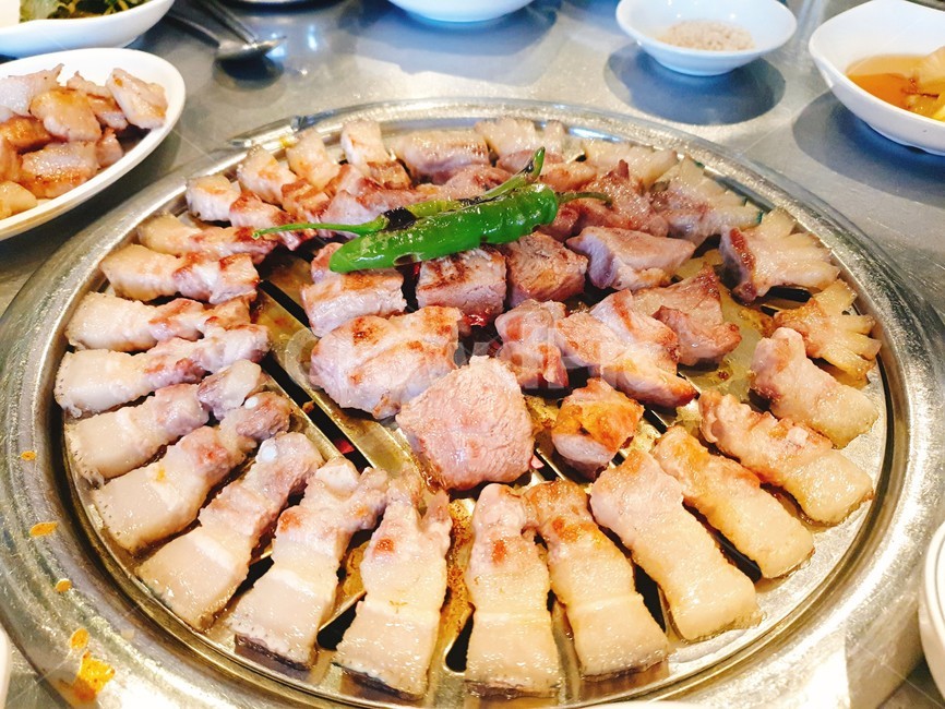 제주도,음식,식사,요리,삼겹살,돼지,흑돼지