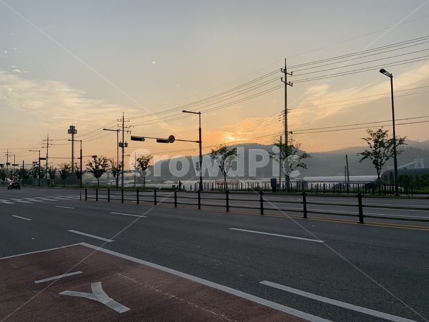 road,도로,아스팔트,asphalt,노을,저녁