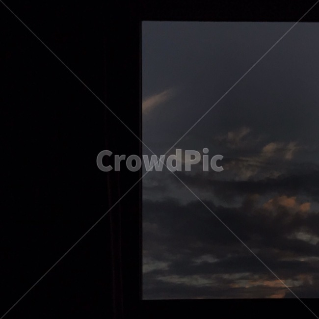 창문,하늘,노을,구름,sky,window