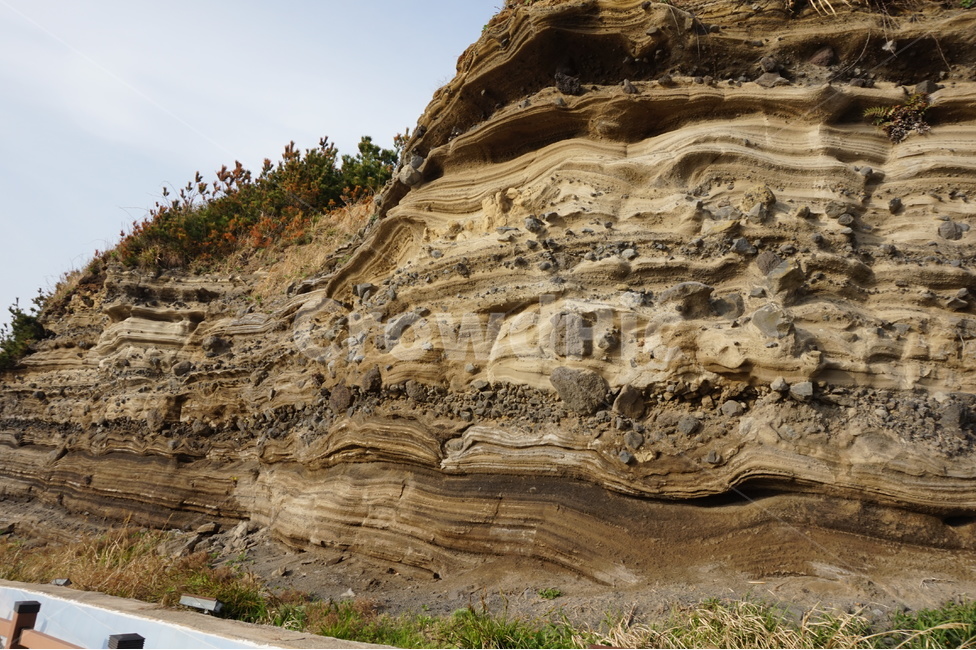 제주도,땅,지질,토양,단층,fault,stone,sand,자연,풍경,nature,landscape,outdoors,옥외,cliff,낭떠러지