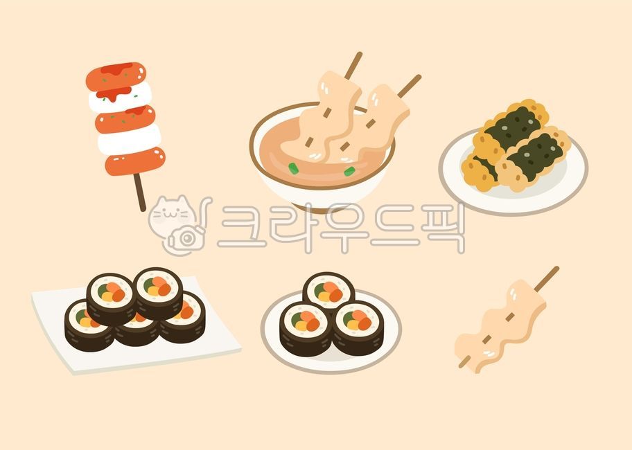 분식,떡꼬치,오뎅,김말이,김밥,어묵,김말이튀김,튀김,귀여운분식,분식일러스트,분식그림,아기자기분식,학교앞간식,맛있는간식,아이들간식,간식,접시김밥,꼬치어묵,꼬치오뎅,오뎅그릇,소떡소떡