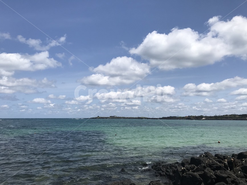 바다,하늘,구름,돌,풍경,sky,sea