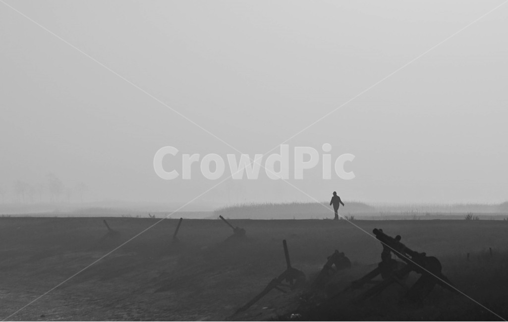 새벽,여명,안개,산책,소래,갯골,사람,남자,풍경,자연,풍경,nature,landscape,흑백,모노톤,monochrome,black and white