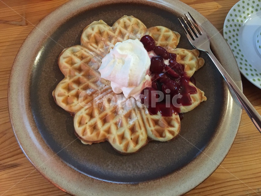 와플,크림,라즈베리,간식,브런치,waffle,cream,raspberry,brunch,snack