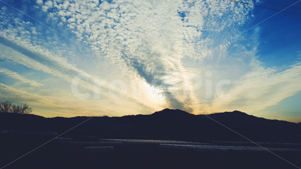 노을,하늘,구름,시골,산,풍경,자연,자연,풍경,nature,landscape,outdoors,옥외,sky