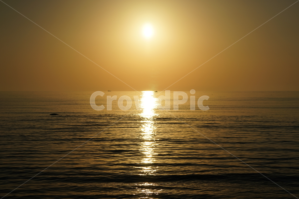 일몰,바다,sunset,수평선,하늘,yellow,노란색
