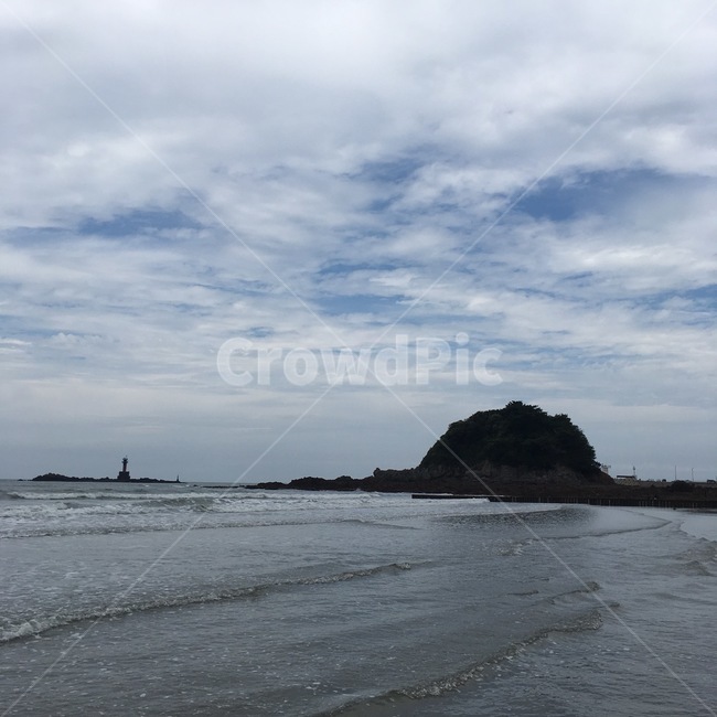 바다,하늘,배경,파도,날씨,분위기,모래