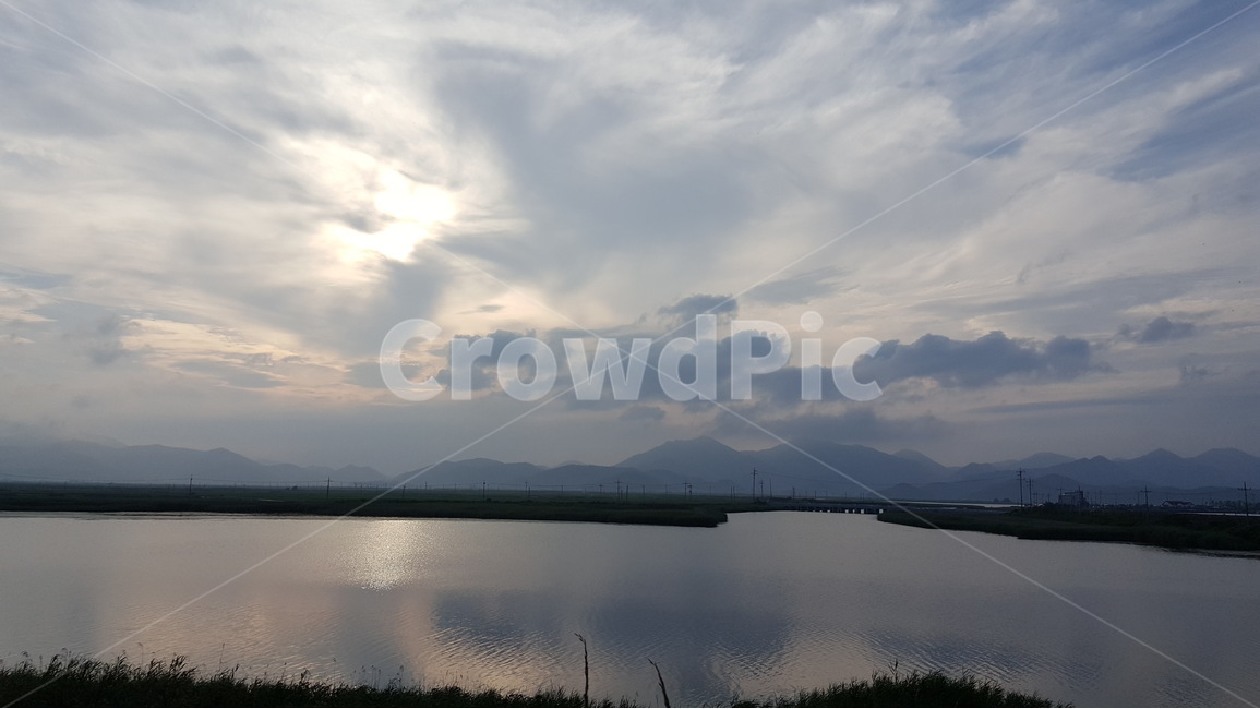 하늘,구름,바다,해그림자,빛,자연,풍경,nature,landscape,water,물,outdoors,옥외