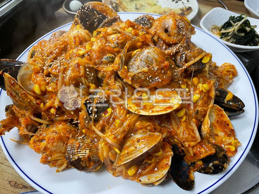 해물찜, 조개찜, 해산물, 찜, 요리, 사진,이미지,일러스트,캘리그라피 - Letty작가