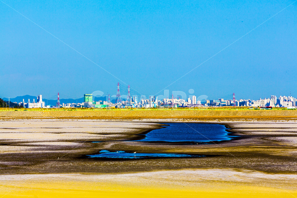 영종도,갯벌,모래톱,환경,신도시,하늘,썰물,자연,풍경,nature,landscape,한국자연풍경,한국자연경관,korea nature landscape