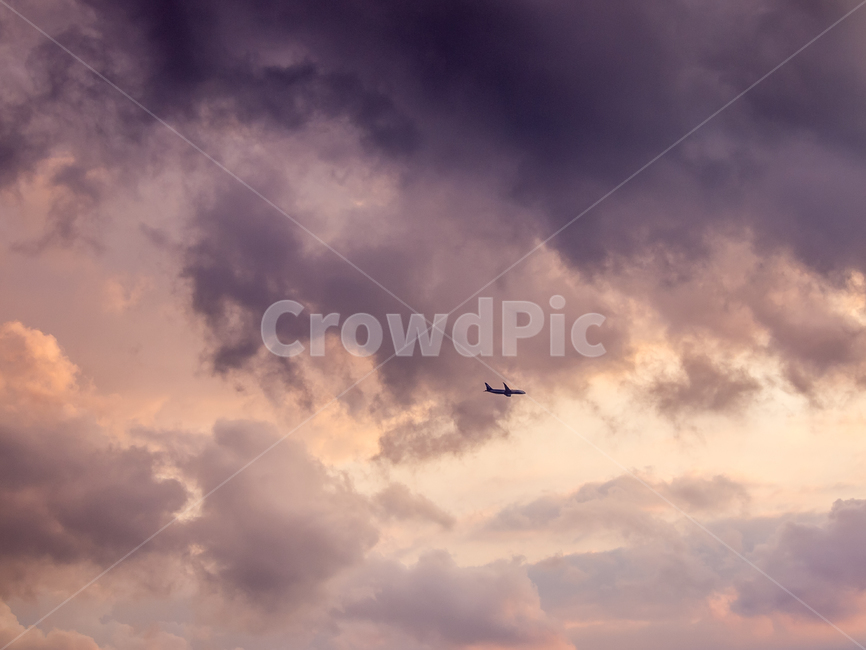 하늘,sky,구름,cloud,비행기,airplane,풍경,landscape