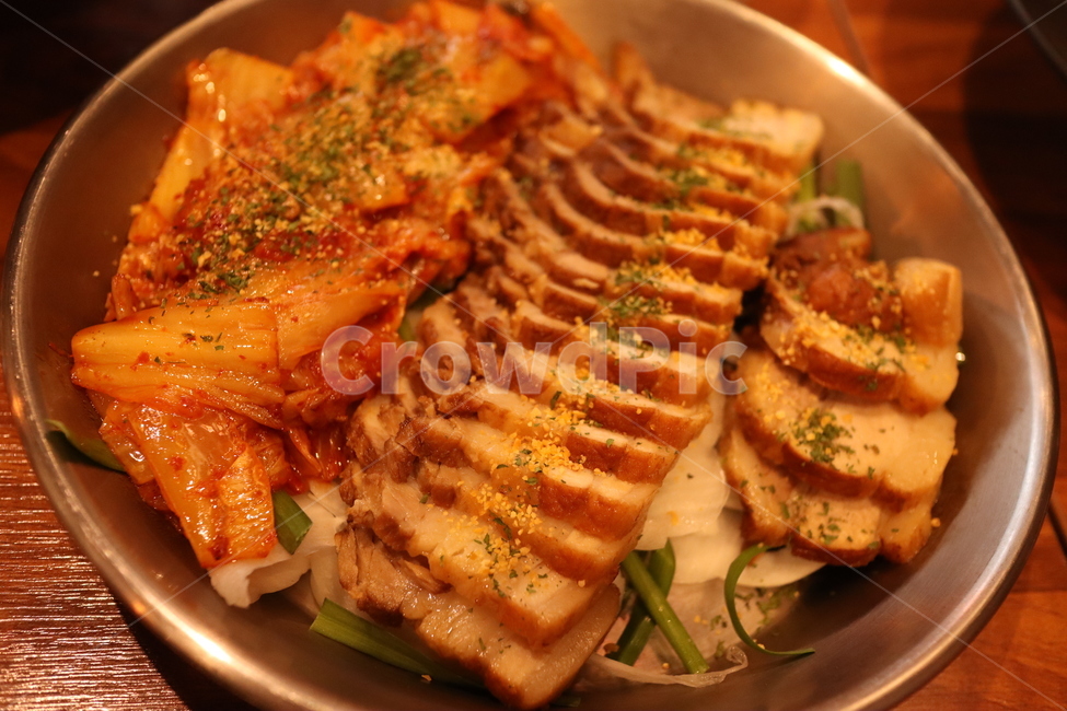 스팀포크,바베큐,보쌈,볶은김치,레시피