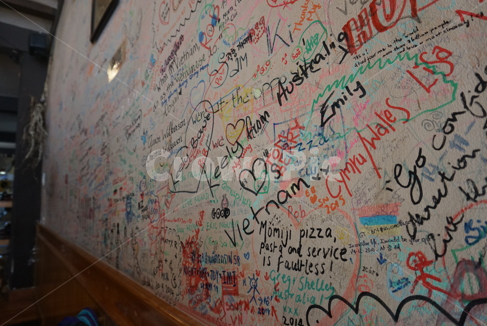 handwriting,낙서,레스토랑,벽,wall,colorful