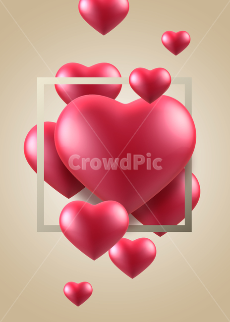 love,pink,solid,Anniversary,heart,3d,Valentines Day,background,illustration,event,background illustration,White Day,frame