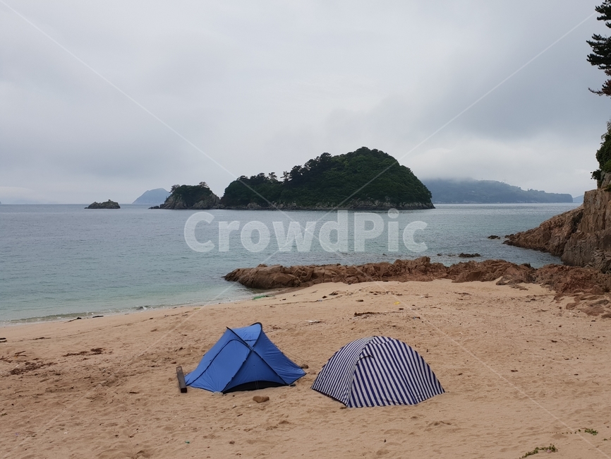 캠핑,백패킹,해수욕장,오지캠핑,텐풍,풍경,camping,backpacking