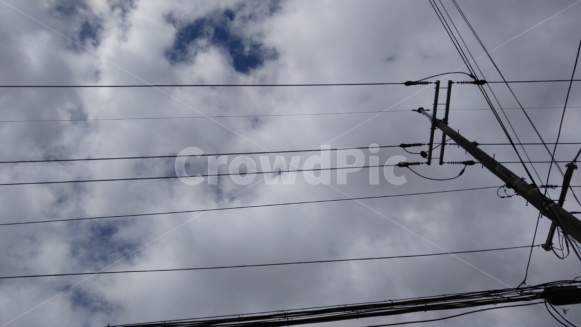 전선,전깃줄,하늘,구름,흰색,배경,awire,anelectricflex,sky,cloud,white,background